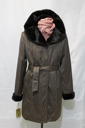 женская пальто на меху модель номер 4