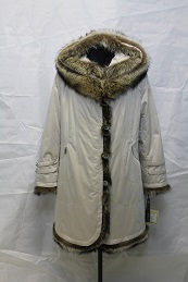 женская пальто на меху модель номер 1