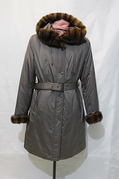 женская пальто на меху модель номер 5