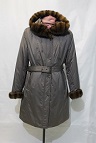 фото женского пальто на меху 5